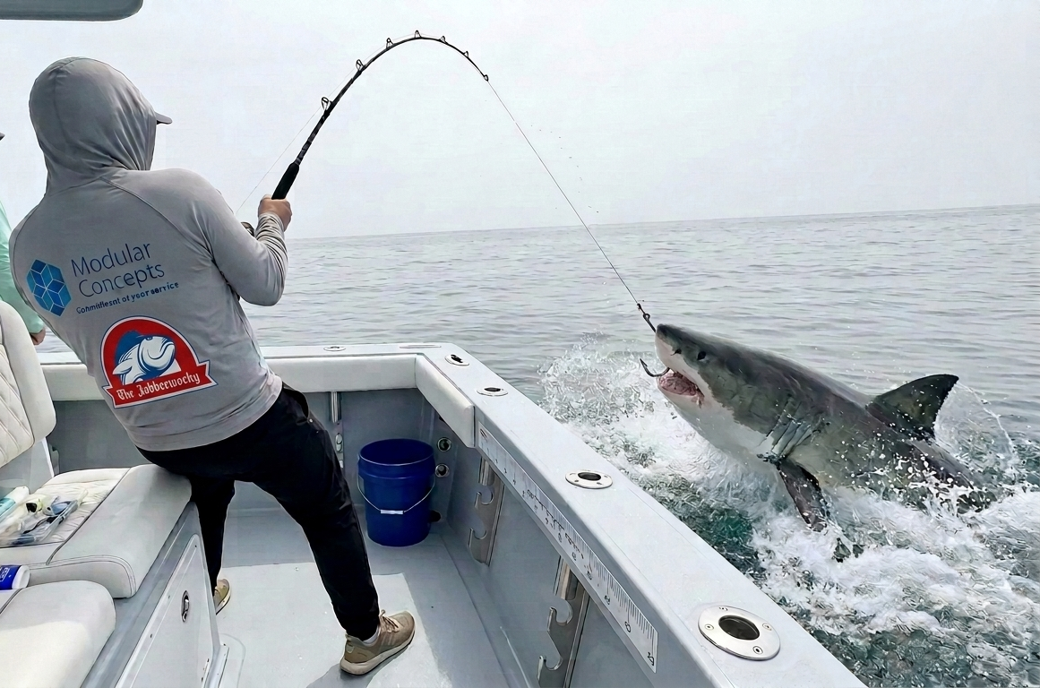 Modular Concepts team at the annual Jabberwocky Fishing Tournament, a benefit for Camp Jabberwocky on Martha's Vineyard