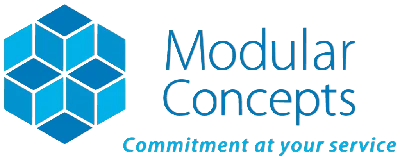 Modular Concepts commercial cleaning company logo